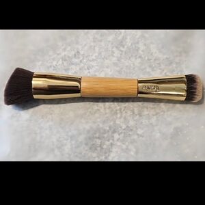 Tarte "The Slenderizer" Dual-Ended Gold and Wood Makeup Brush